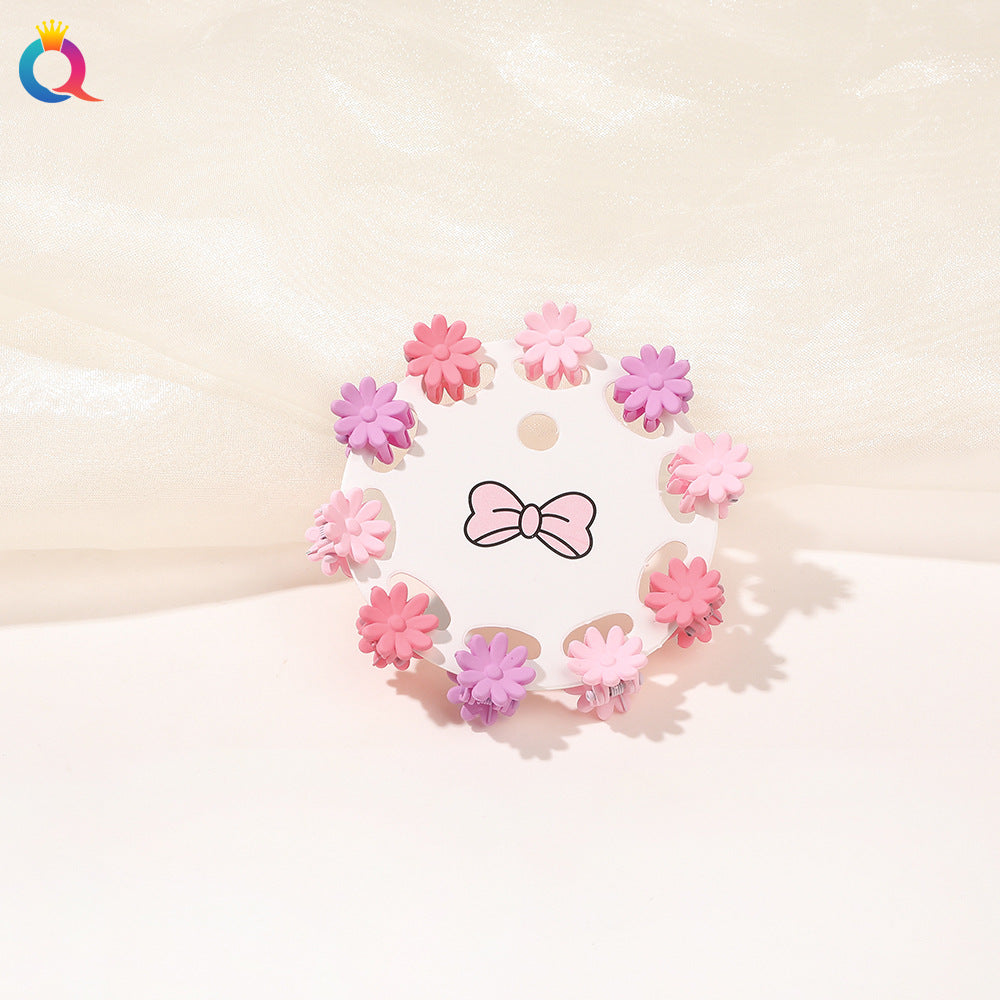 Mini Hair Clip Kids Hair Clip Colorful Braiding Bangs Flyaway Hair Hair Accessory