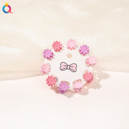 Mini Hair Clip Kids Hair Clip Colorful Braiding Bangs Flyaway Hair Hair Accessory