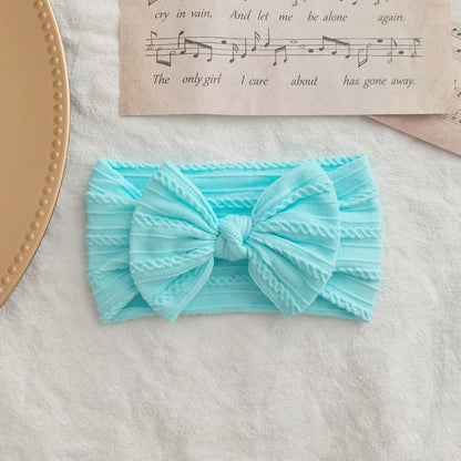 Elastic Nylon Hair Band Bow Baby Head Accessory Hair Accessory