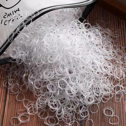 Elastic Band Gentle on Hair Thin Hair Tie Colorful Headband Girl Hair Accessory