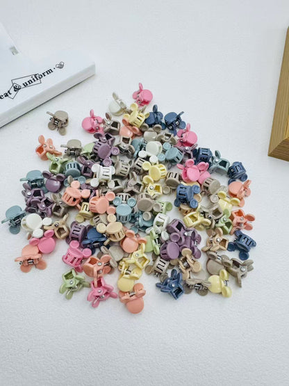 Colorful Kids Hairpin Clip Head Accessory Flyaway Hair Hair Clip Girl Bangs Braiding Mini Hair Clip Hair Accessory