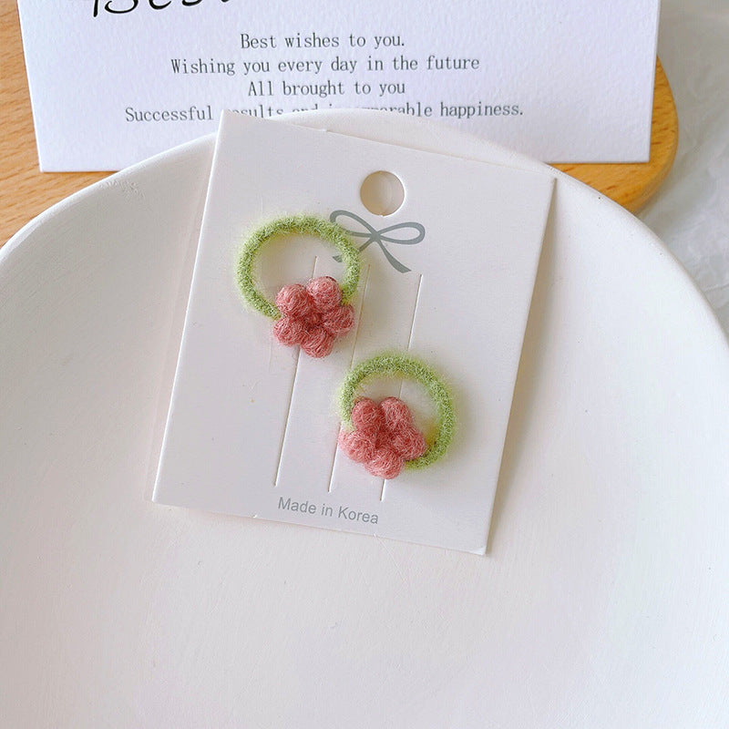 Kids Headband Flower Star Hair Tie High Elasticity Gentle on Hair Elastic Band Hair Tie