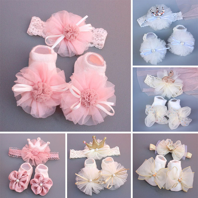 Baby Hair Band Set Kids Headband Flower Hair Accessory