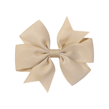 Handmade V Bow Hair Clip Hair Accessory Kids Head Accessory 564