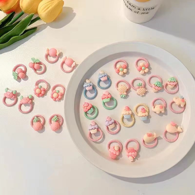 Kids Hair Accessory Cute Headband Elastic Band Hair Tie Hair Tie