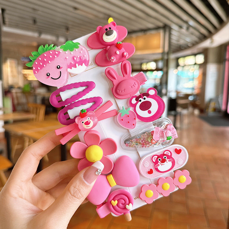 Kids Hair Clip Cute Hairpin Bangs BB Clip Head Accessory Bow Hair Accessory