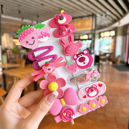 Kids Hair Clip Cute Hairpin Bangs BB Clip Head Accessory Bow Hair Accessory