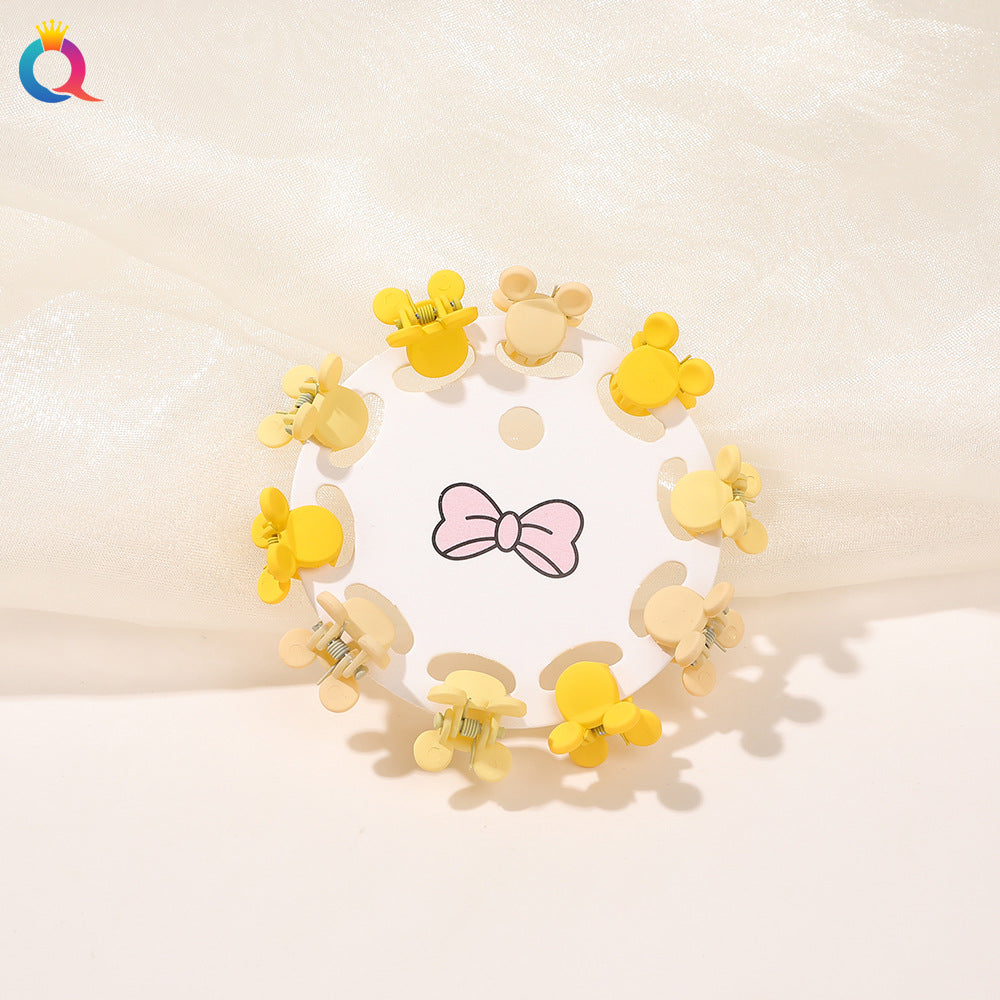 Mini Hair Clip Kids Hair Clip Colorful Braiding Bangs Flyaway Hair Hair Accessory