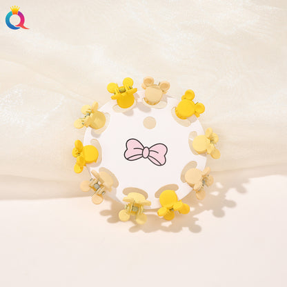 Mini Hair Clip Kids Hair Clip Colorful Braiding Bangs Flyaway Hair Hair Accessory