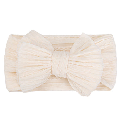 Kids Hair Band Baby Nylon Elastic Headband Bow Hair Accessory