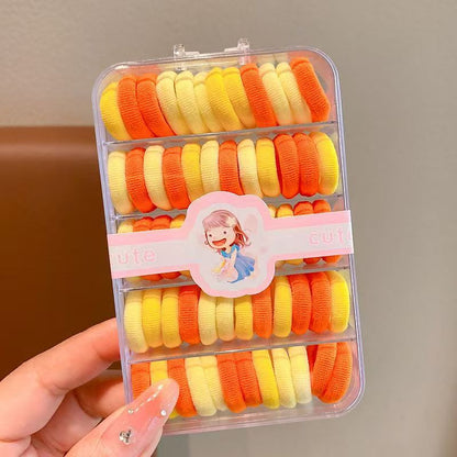 Kids Hair Tie Elastic Band Nylon Colorful Hair Accessory