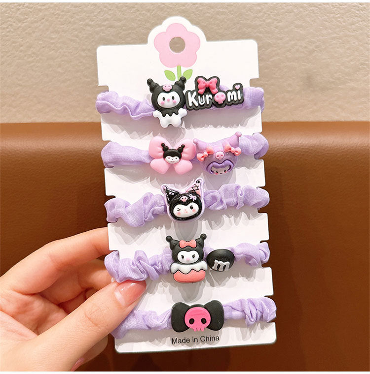 Kids Hair Clip Flower Hair Tie Hair Accessory Elastic Band Girl Headband Hairpin