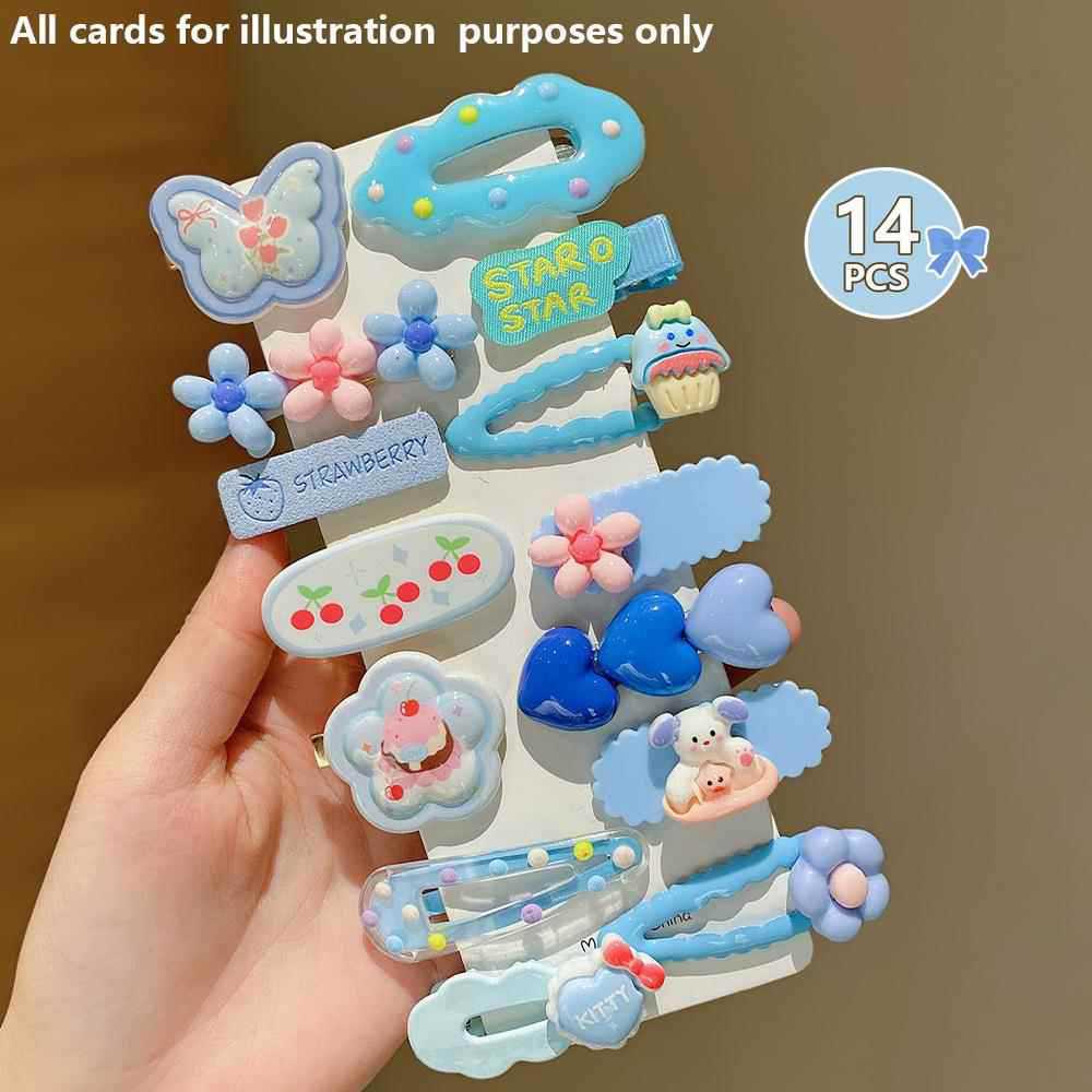 Kids Hair Clip Hairpin Cute Girl Head Accessory BB Flyaway Hair Bangs Clip