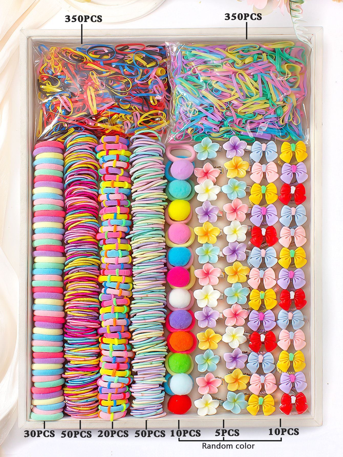 Kids Head Accessory Hair Clip Hairpin Set Hair Tie Girl Side Clip Hair Accessory Hair Tie