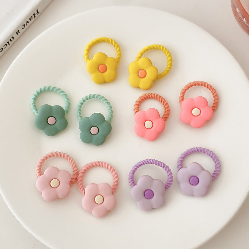 Kids Hair Tie Gentle on Hair Elastic Band Headband Small Hair Accessory Hair Tie Set Elastic Band