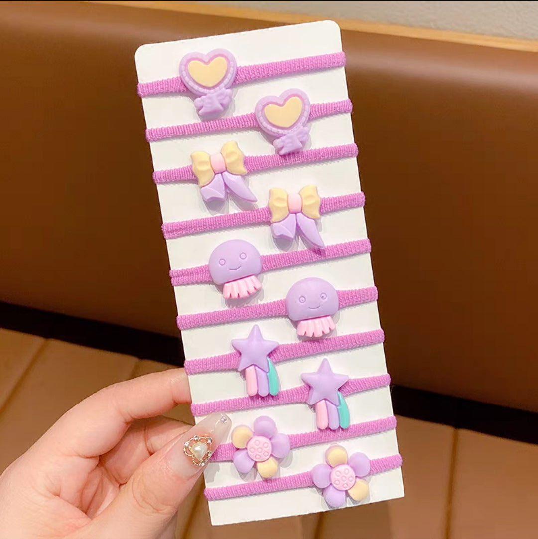 Small Kids Elastic Band High Elasticity Hair Tie Cartoon Hair Tie