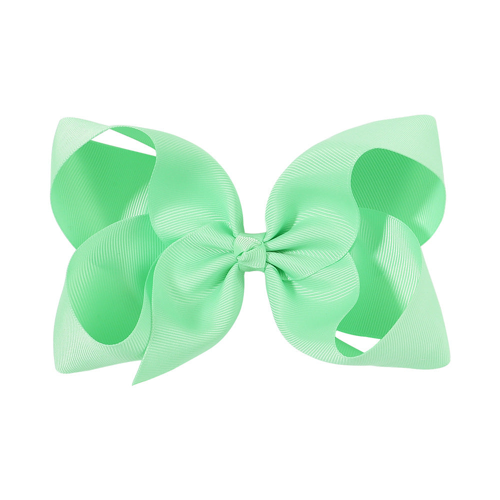 6 Kids Bow Hair Clip Head Accessory 588