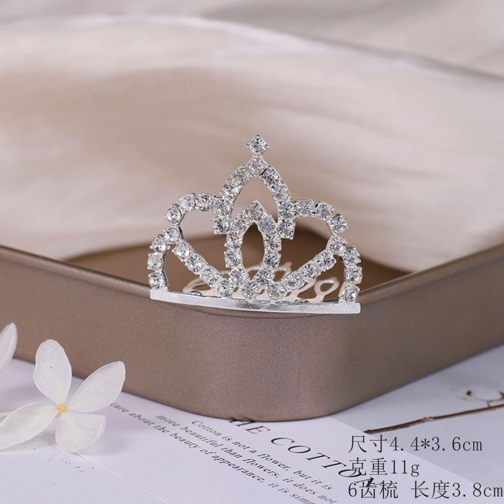 Kids Heart Hair Accessory Crystal Pearl