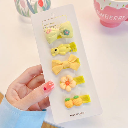 Kids Hair Clip Hairpin Cute Girl Head Accessory BB Flyaway Hair Bangs Clip