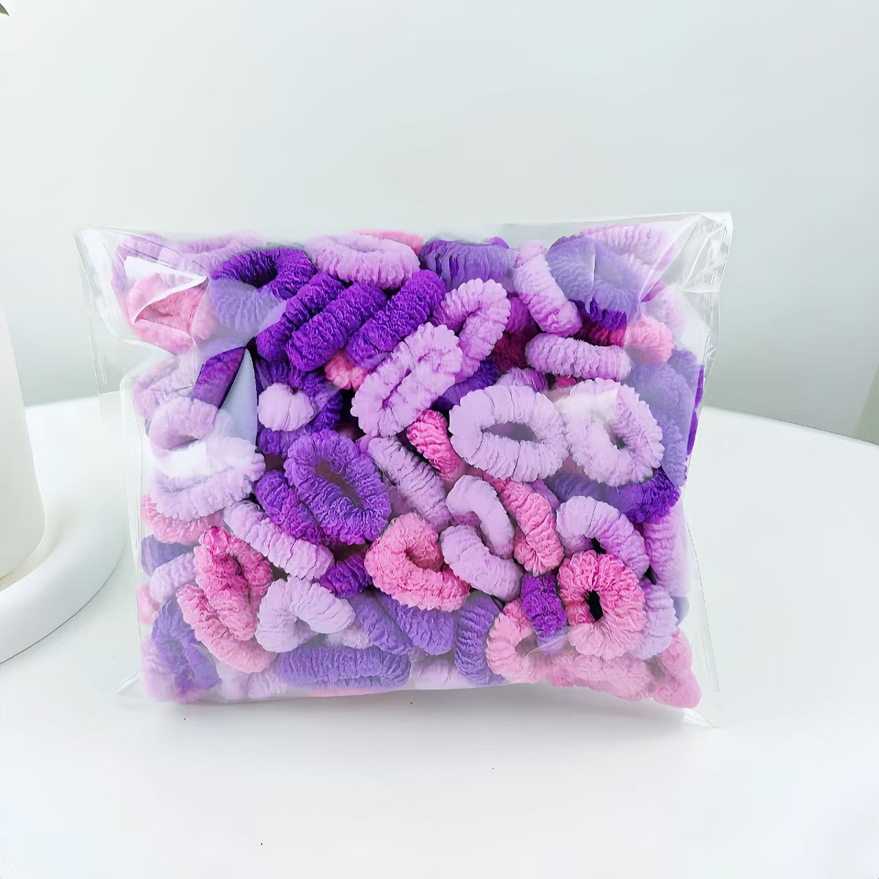 Kids Hair Tie Elastic Band Nylon Colorful Hair Accessory