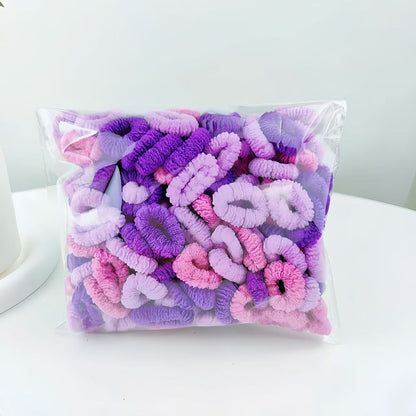 Kids Hair Tie Elastic Band Nylon Colorful Hair Accessory