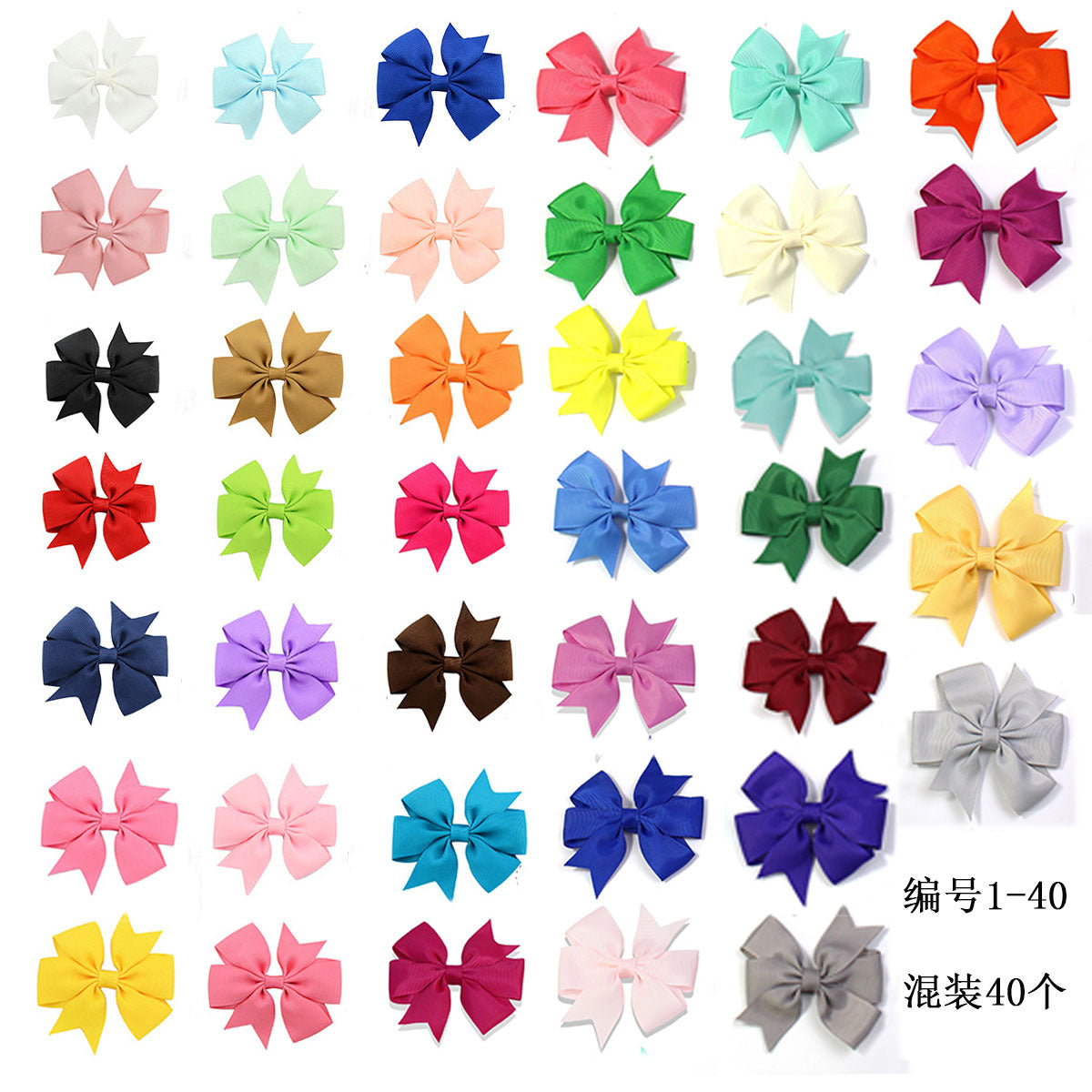 Handmade v Bow Hair Clip Hair Accessory Kids Head Accessory