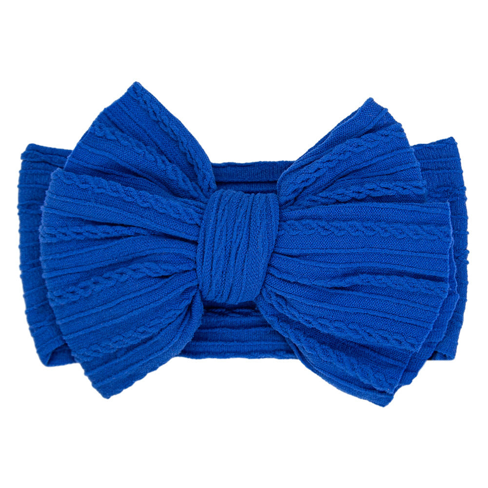 Kids Hair Band Baby Nylon Elastic Headband Bow Hair Accessory
