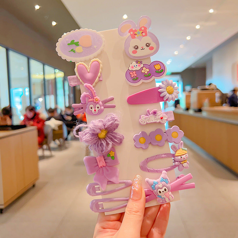 Kids Hair Clip Flower Hair Tie Hair Accessory Elastic Band Girl Headband Hairpin