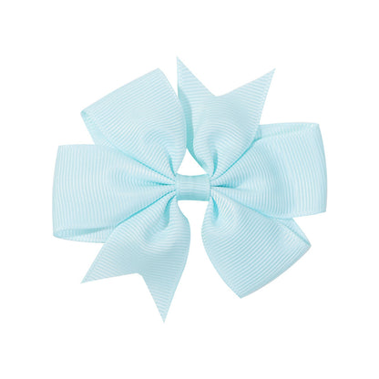 Handmade V Bow Hair Clip Hair Accessory Kids Head Accessory 564