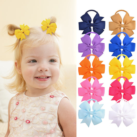 Kids Hair Accessory Bow Elastic Band Hair Tie 20V Hair Tie 2094