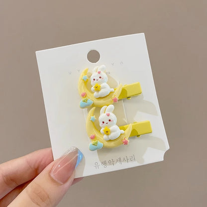 Bangs Clip Kids Flyaway Hair Head Accessory Cute Star