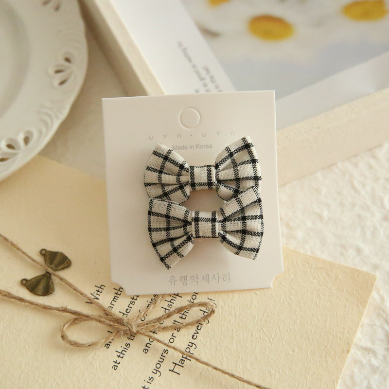 A172 Kids Head Accessory Hair Accessory INS Bow Hair Clip 1