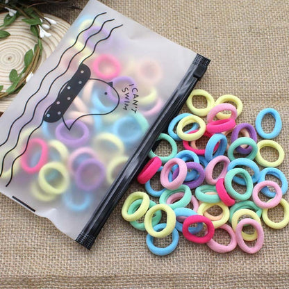 Kids Hair Tie Elastic Band Nylon Colorful Hair Accessory