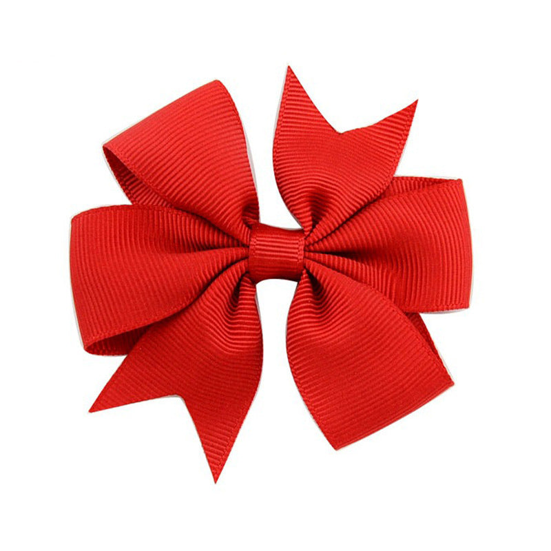 Handmade v Bow Hair Clip Hair Accessory Kids Head Accessory