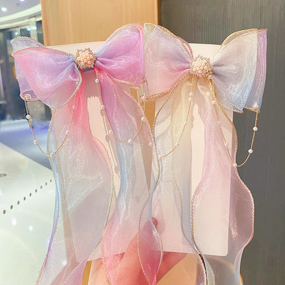 Kids Hair Band Girl Bow Braiding Hair Clip Head Accessory Hairpin Hair Accessory