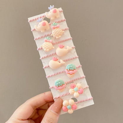 Kids Hair Accessory Cute Headband Elastic Band Hair Tie Hair Tie