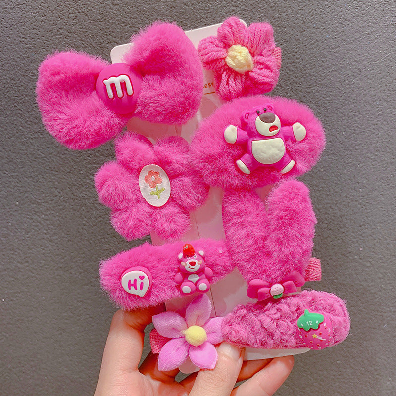 Kids Hair Clip Cute Hairpin Bangs BB Clip Head Accessory Bow Hair Accessory