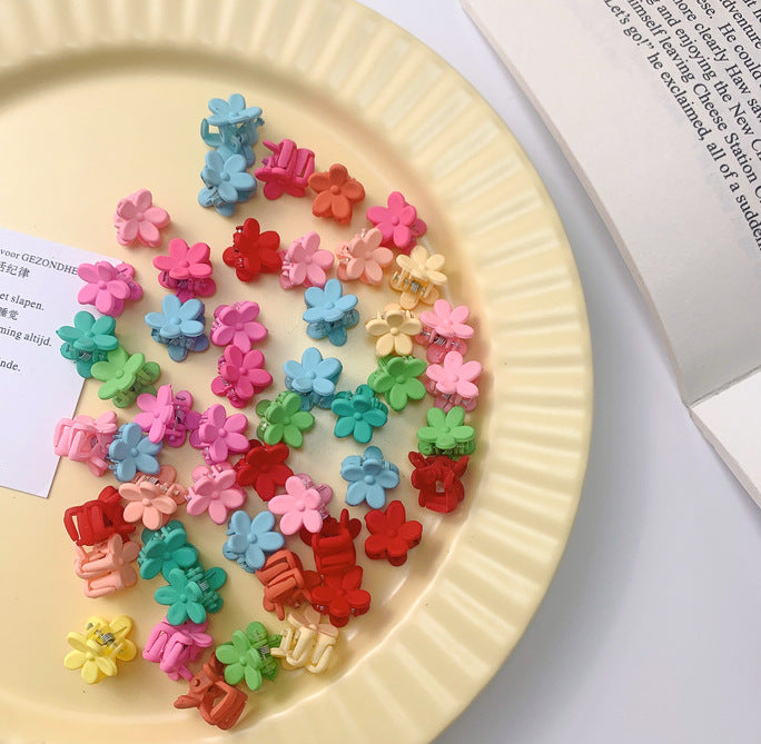 Kids Hair Clip Flower Plastic Cartoon Hairpin Hair Accessory