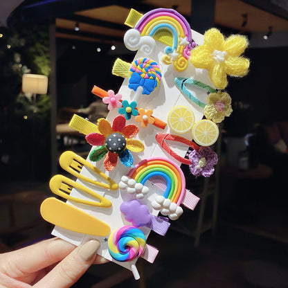 Kids Hair Clip Cute Hairpin Bangs BB Clip Head Accessory Bow Hair Accessory