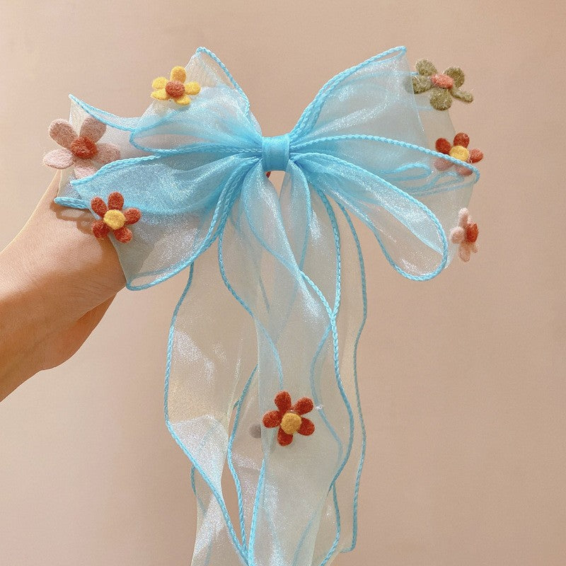 Kids Hair Band Girl Bow Braiding Hair Clip Head Accessory Hairpin Hair Accessory