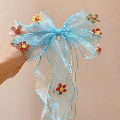 Kids Hair Band Girl Bow Braiding Hair Clip Head Accessory Hairpin Hair Accessory