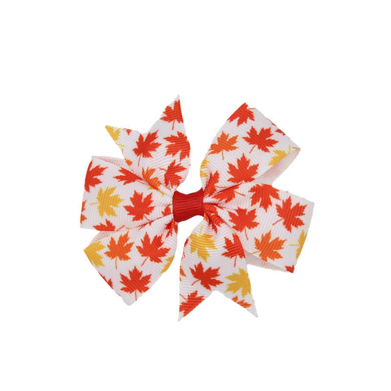 Kids Bow Hair Clip Cute Head Accessory