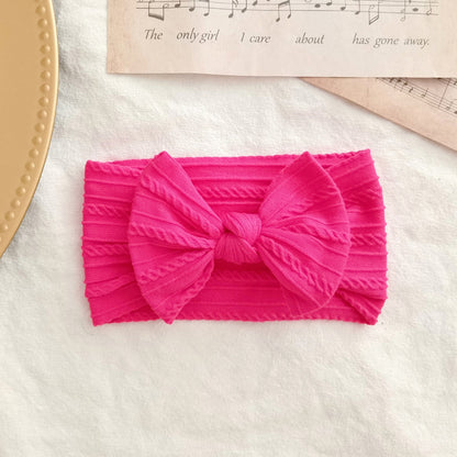 Elastic Nylon Hair Band Bow Baby Head Accessory Hair Accessory