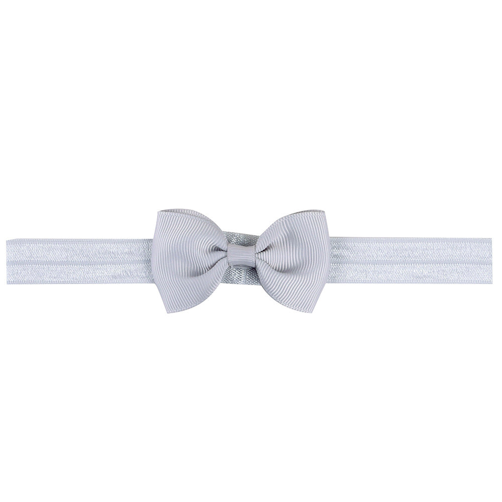 644 Kids Bow Hair Band Small Bow Elastic Headband