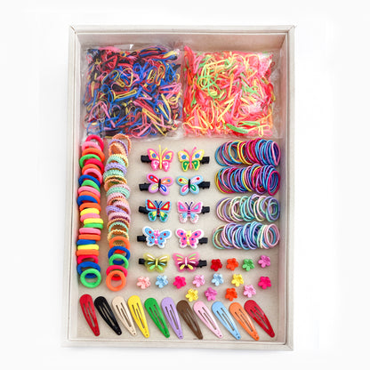 Kids Head Accessory Hair Clip Hairpin Set Hair Tie Girl Side Clip Hair Accessory Hair Tie