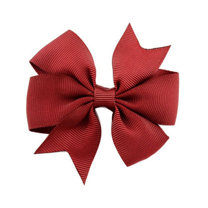 Handmade v Bow Hair Clip Hair Accessory Kids Head Accessory