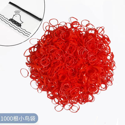 Elastic Band Gentle on Hair Thin Hair Tie Colorful Headband Girl Hair Accessory