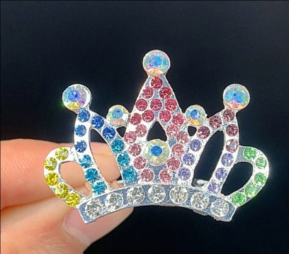 Kids Heart Hair Accessory Crystal Pearl