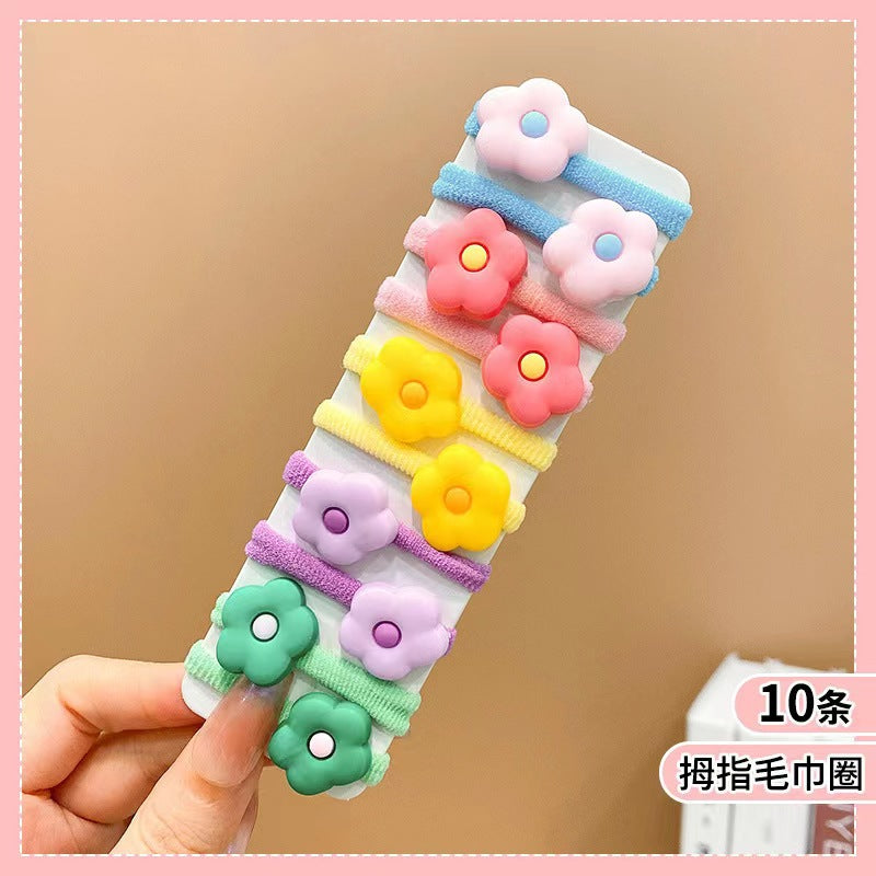 Kids Hair Tie Elastic Band Gentle on Hair Cute Headband Hair Accessory Hair Accessory 1-3