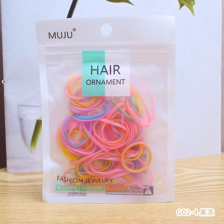 Hair Accessory Kids Elastic Band 100 Hair Tie